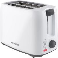 Grille-pain - Toaster Grille-pain - SENCOR - STS 2606WH - 750 W - 2 fentes - Blanc