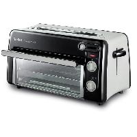Grille-pain - Toaster TEFAL Grille-pain et mini-four. Acier inoxydable. 6 niveaux de dorage. Température du grill jusqu'a 210°C. Toast N Grill TL600810