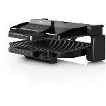 Grill Electrique Grille-Viande - BOSCH - TCG3323 - Noir Mat - 2000W - thermostat 5 niveaux - 3 positions : mode grill ou four. pierrade