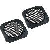 Grilles HP & Subs 2 Grilles 130mm pour haut-parleur 100mm Metal Carre