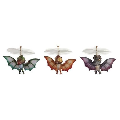 Figurine Miniature - Personnage Miniature GrossMos Flying - Decouvre ton dinosaure volant - Bleu - 3 modeles a collectioner