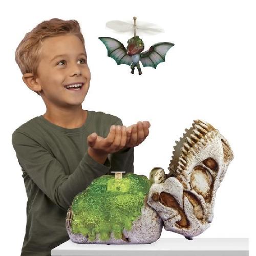 Figurine Miniature - Personnage Miniature GrossMos Flying - Découvre ton dinosaure volant - Vert - 3 modeles a collectioner