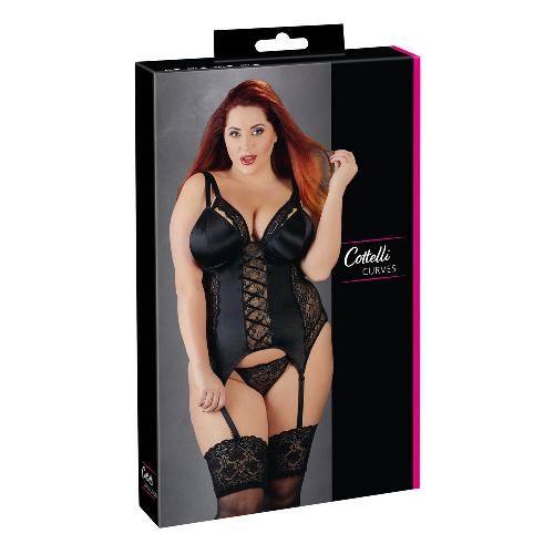 Guepieres et corsets Guepiere noire Cottelli Curves 3XL