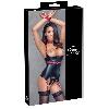 Guepieres et corsets Guepiere noire et rouge taille M