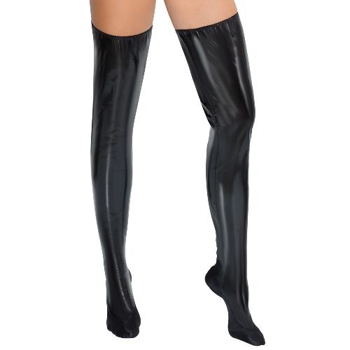 Bas et Collants Guetres en vinyle S-M