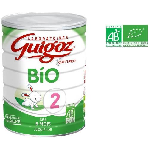 GUIGOZ Optipro Bio Lait en poudre 2eme age - 800 g - De 6 mois a 1 an