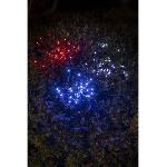 Decoration Lumineuse Guirlande solaire 3 étoiles rayonnantes - 3m - GALIX