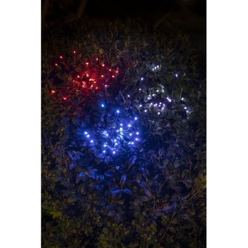 Decoration Lumineuse Guirlande solaire 3 étoiles rayonnantes - 3m - GALIX