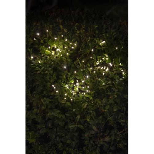 Decoration Lumineuse Guirlande solaire 3 étoiles rayonnantes - 3m - GALIX