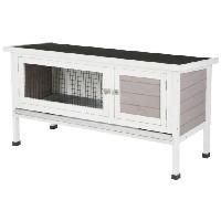 Habitat - Couchage Clapier pour rongeur Freddy 116x45x62cm