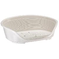 Habitat - Couchage FERPLAST Corbeille SIESTA DELUXE Taille 2 - 49*36*17.5 cm - Blanc