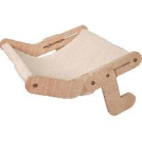 Habitat - Couchage Hamac pour chats - KERBL - NAP - 42.5 x 47 cm - Bois massif - Surface reversible