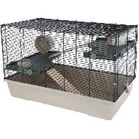 Habitat - Couchage KERBL - Cage 3 étages pour petits rongeurs - 80 x 45 x 53 cm -  FLAT NATURE - 80 x 45 x 53 cm -