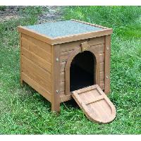 Habitat - Couchage KERBL Outdoor maisonnette pour petits animaux - 36x36x40cm