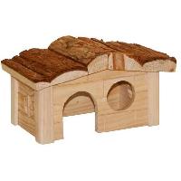 Habitat - Couchage Maison pour petit rongeur - KERBL - Nature - 20 x 14 x 12 cm