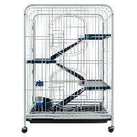 Habitat - Couchage TYROL Cage tower 64x44x93cm - Pour rongeur