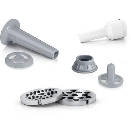 Hachoir Electrique Hachoir a viande SmartPower - BOSCH - MFW2520W - 2 grilles de hachoir - Garnisseur de saucisses - Blanc