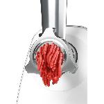 Hachoir Electrique Hachoir a viande SmartPower - BOSCH - MFW2520W - 2 grilles de hachoir - Garnisseur de saucisses - Blanc