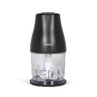 Hachoir Electrique Hachoir - LIVOO - 300 ml - 400 W - 1 vitesse et fonction turbo - 2 lames en inox - Noir