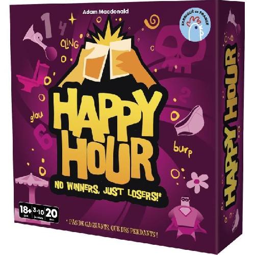 Jeu De Societe - Jeu De Plateau Happy Hour - Asmodee - Des 14 ans