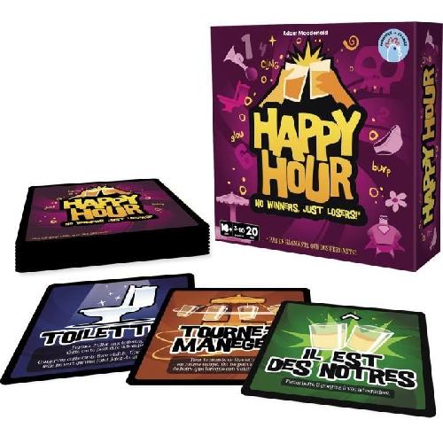 Jeu De Societe - Jeu De Plateau Happy Hour - Asmodee - Des 14 ans