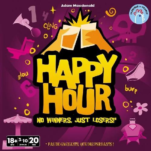 Jeu De Societe - Jeu De Plateau Happy Hour - Asmodee - Des 14 ans