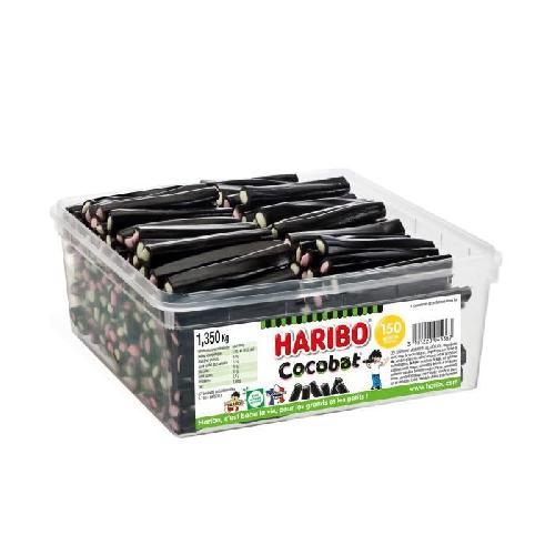 HARIBO COCOBAT Boite Tubo de 150 Reglisses - 1.350 kg