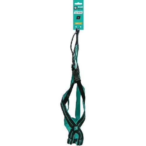 Harnais Animal Harnais de traction pour chien - OLYMPIA - L - Type X-back - Bleu