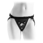 Harnais pour gode avec pied a aspiration ou pied de support