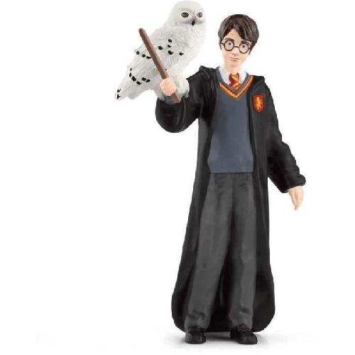 Figurine Miniature - Personnage Miniature Harry et Hedwige. Figurine de l'univers Harry Potter.  pour enfants des 6 ans. 4 x 2.5 x 10 cm - schleich 42633 WIZARDING WORLD