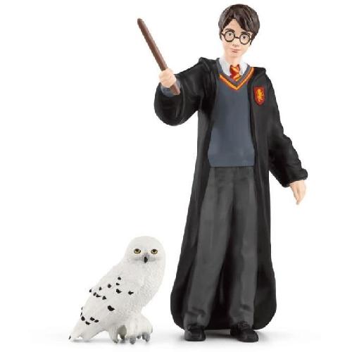 Figurine Miniature - Personnage Miniature Harry et Hedwige. Figurine de l'univers Harry Potter.  pour enfants des 6 ans. 4 x 2.5 x 10 cm - schleich 42633 WIZARDING WORLD