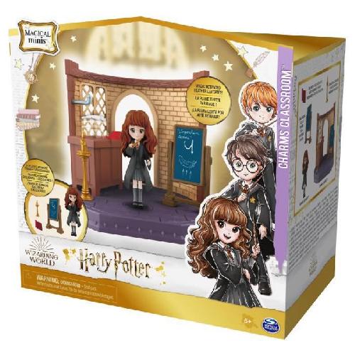 Figurine Miniature - Personnage Miniature Harry Potter - Playset Cours de Sortileges Magical Minis - 6061846 - Figurine exclusive Hermione et Accessoires - Wizard World