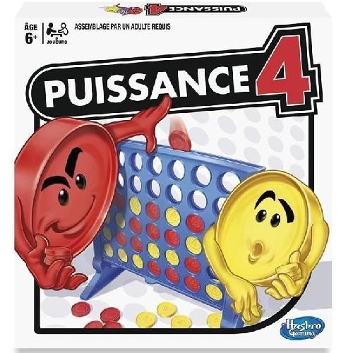 Jeu De Societe - Jeu De Plateau Hasbro Gaming - Puissance 4 - Le jeu classique - Jeu de strategie pour 2 joueurs - des 6 ans