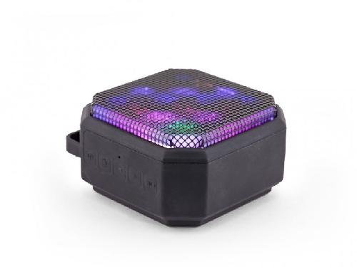 Haut-parleur portable Bluetooth LED multicolores rechargeable