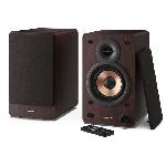 Enceinte - Haut-parleur Bibliotheque Haut-parleurs Bluetooth - SHARP - CP-SS30-BR- - Bibliotheque Marron - 2x 30W - 2 voies - Sans fil - 60W RMS