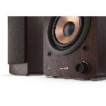 Enceinte - Haut-parleur Bibliotheque Haut-parleurs Bluetooth - SHARP - CP-SS30-BR- - Bibliotheque Marron - 2x 30W - 2 voies - Sans fil - 60W RMS