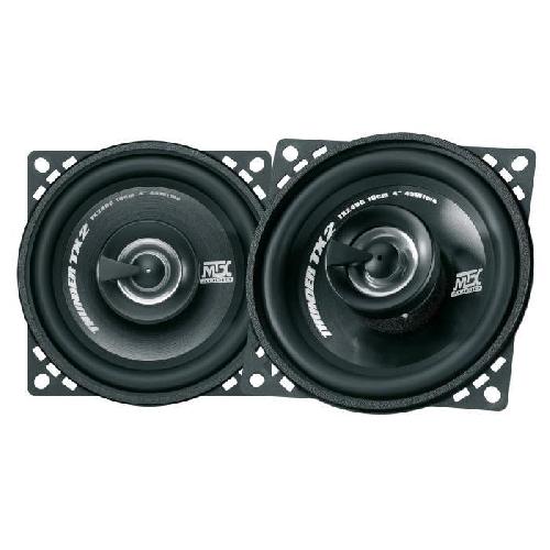 Autoradios : Enceintes - Haut-parleurs Haut-parleurs coaxiaux - MTX AUDIO - TX240C - 10cm 4O 45W RMS 310W Peak avec aluminium bobine Ø25mm et tweeter mylar Ø13mm