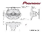 Haut-Parleurs Pioneer TS-A6923I 400W 16x23cm 3 voies -> TS-A6960F