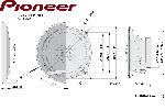 Haut-Parleurs Pioneer TS-E1702is 280W 16.5cm 2 voies