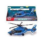 Helicoptere Gendarmerie Airbus 23cm - Dickie - Roues Libres - Bleu - Mixte - Des 3 Ans