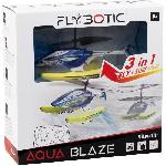 Vehicule Radiocommande Helicoptere Telecommande - FLYBOTIC - Helico Aqua Blaze - 19 -5 cm - jaune et noir - des 8 ans