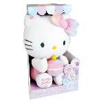 Peluche Hello Kitty Peluche Interactive Anniversaire +/- 26 cm - JEMINI - Musique. bougie et rire interactifs.