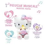 Peluche Hello Kitty Peluche Interactive Anniversaire +/- 26 cm - JEMINI - Musique. bougie et rire interactifs.