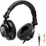 Casque - Ecouteur - Oreillette HERCULES HDP DJ60 - Casque Audio Circum-aural - Isolation de bruit - Noir