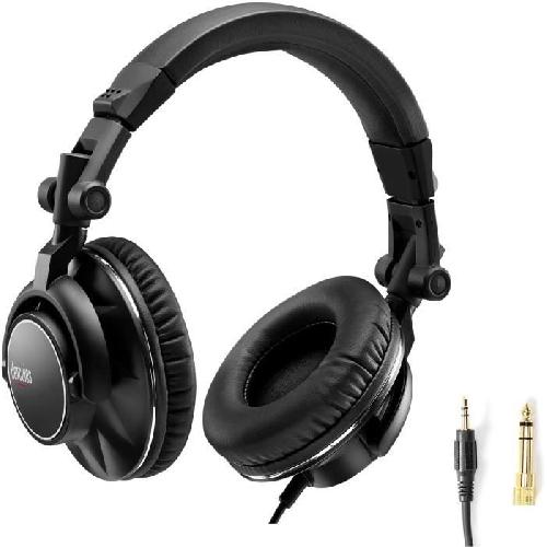 Casque - Ecouteur - Oreillette HERCULES HDP DJ60 - Casque Audio Circum-aural - Isolation de bruit - Noir