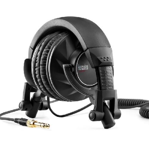 Casque - Ecouteur - Oreillette HERCULES HDP DJ60 - Casque Audio Circum-aural - Isolation de bruit - Noir