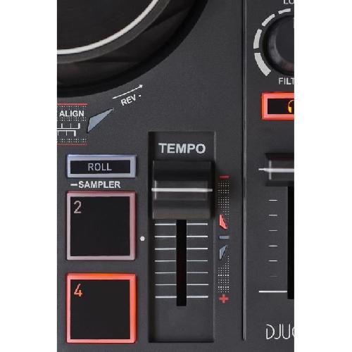 HERCULES Inpulse 200 - Controleur DJ USB - 2 pistes avec 8 pads et carte son