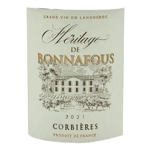 Vin Rouge Héritage de Bonnafous 2021 Corbieres - Vin rouge de Languedoc