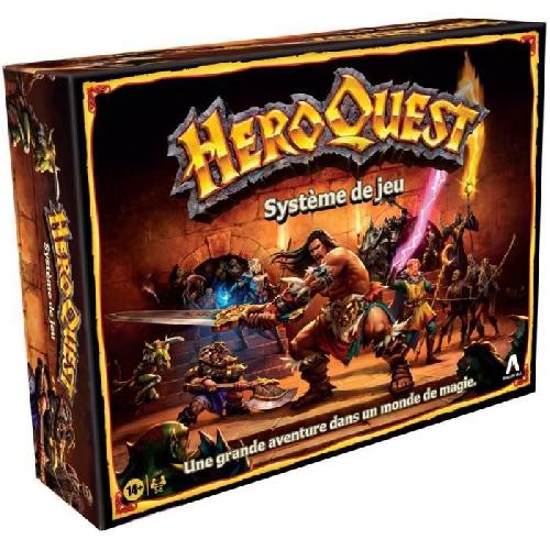 Jeu De Societe - Jeu De Plateau Heroquest Systeme de Jeu - Jeu d'aventures fantastiques styles donjon - Jeu de société - A partir de 14 Ans. 2 a 5 Joueurs