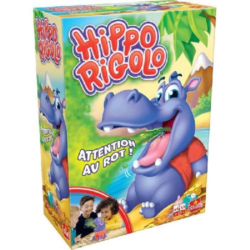 Jeu De Societe - Jeu De Plateau Hippo Rigolo - jeu d'ambiance - GOLIATH